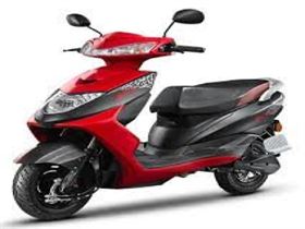 Ampere Zeal STD BS6 - Cherry Red